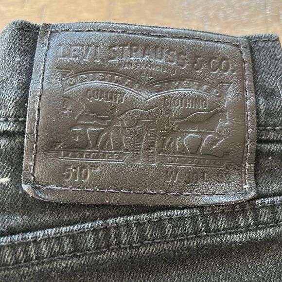 Black Patch Red Label 🏷️ LEVI’S 5 pocket k🦘skinny jeans 👖 - Picture 3 of 17